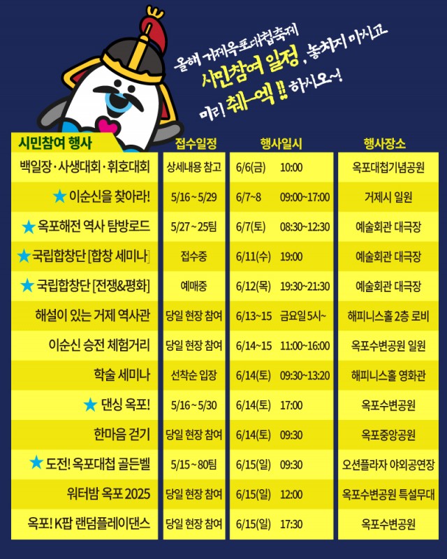 3-3 3-3. 관련사진(‘제63회 거제옥포대첩축제’ 시민참여 프로그램 참가 신청접수 2).jpg