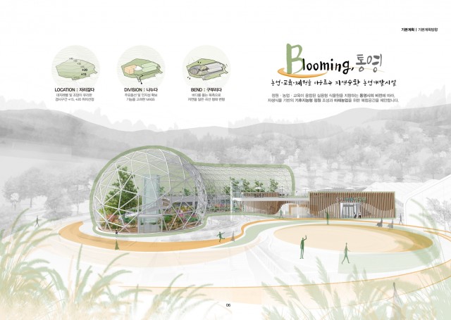 6. 19. - 통영시 농업개발시설 이전 본격화 건축 설계공모 당선안 선정 3(조감도).jpg