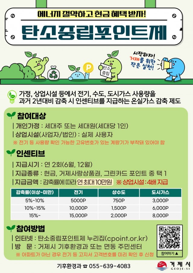 4-2 4-2. 홍보포스터(거제시, 탄소중립포인트 인센티브 6,000만 원 지급) (1).jpg