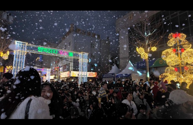 보도자료 제출 [‘고현 리본(Re-born， 첫눈 페스티벌’성황리 개최].jpg