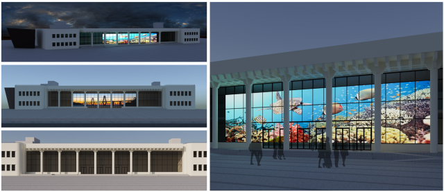 관련사진(거제시 흥남철수기념관, 대형 투명LED디스플레이 설치로 새로운 도약).png