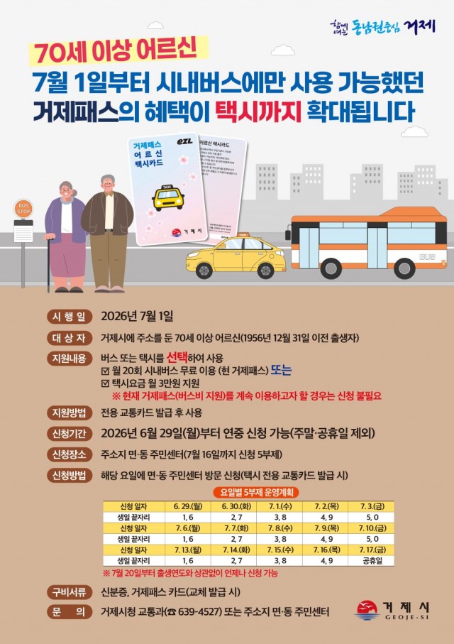 관련사진(거제시, 어르신 교통비 지원 범위 택시까지 확대2).jpg