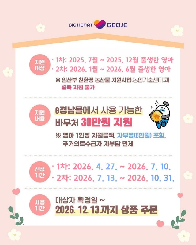 관련사진(거제시 보건소， 출산가정 영양꾸러미 2차 신청 시작1).jpg