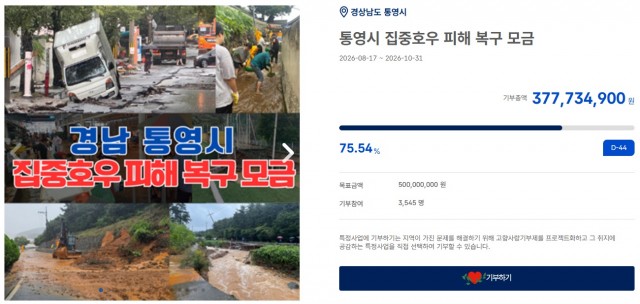 9. 17. - 통영시 고향사랑기부금 7억 원 돌파.jpg